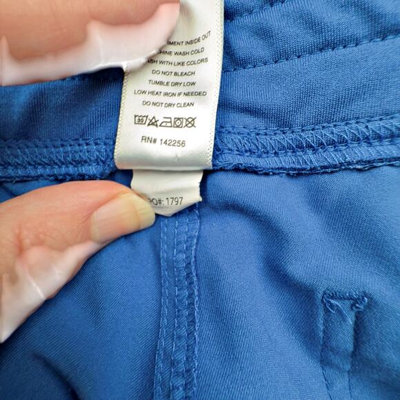 Figs Livingston Royal Blue PO 1797 Basic Scrub Pants T21003 Stretch Drawstring - Picture 6 of 8